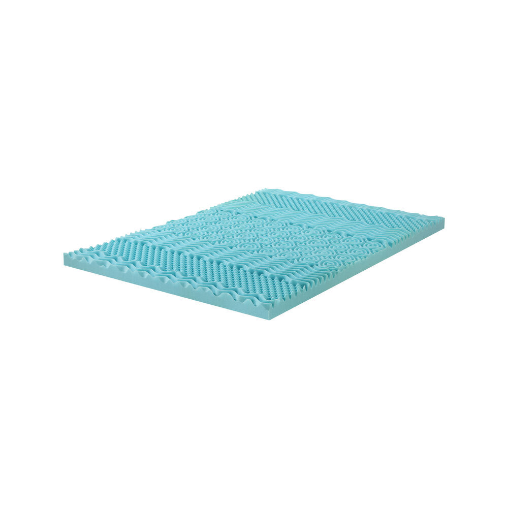 Bedra Memory Foam Mattress Topper Cool Gel Bamboo Cover 7-Zone 8CM King Single-Mattress Toppers-PEROZ Accessories