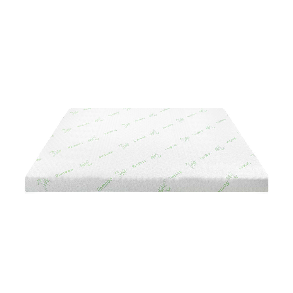 Bedra Memory Foam Mattress Topper Cool Gel Bamboo Cover 7-Zone 8CM Queen-Mattress Toppers-PEROZ Accessories