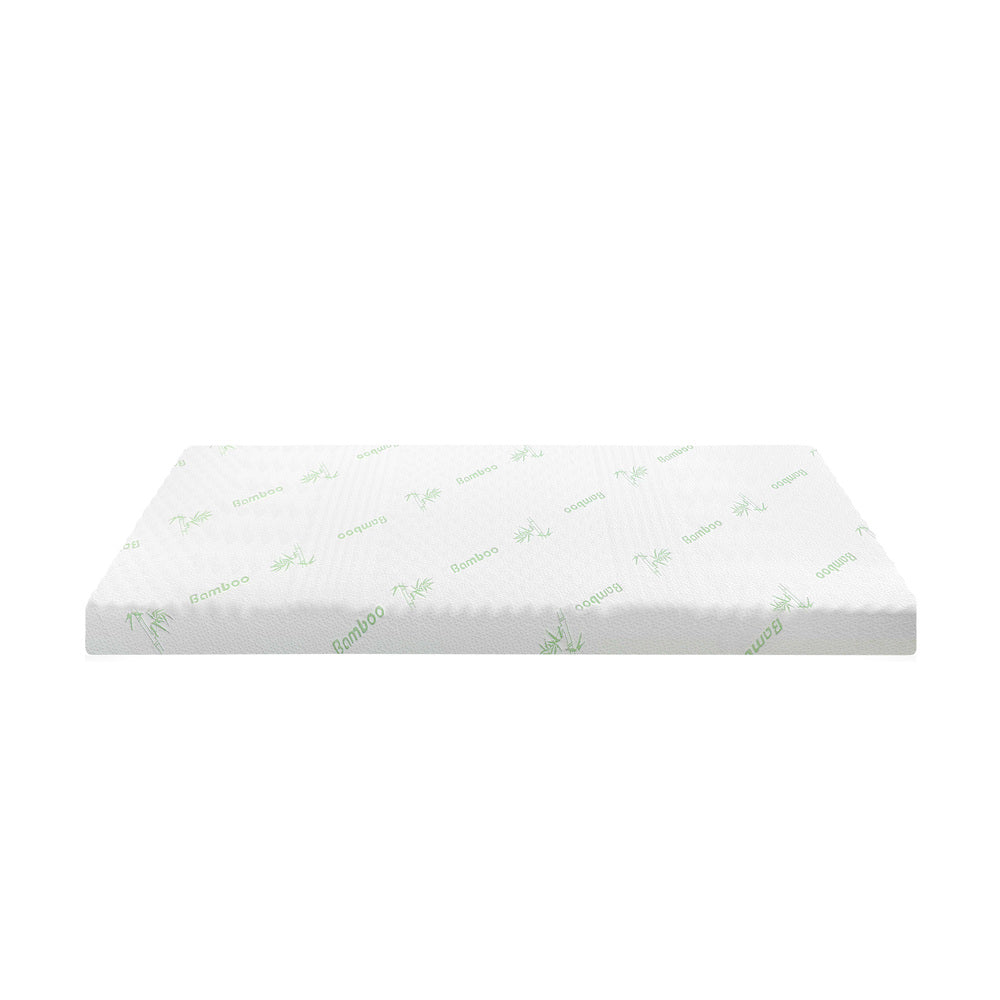 Bedra Memory Foam Mattress Topper Cool Gel Bed Bamboo Cover 7-Zone 8CM Single-Mattress Toppers-PEROZ Accessories