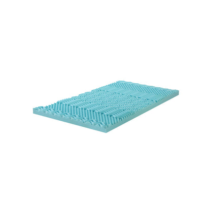 Bedra Memory Foam Mattress Topper Cool Gel Bed Bamboo Cover 7-Zone 8CM Single-Mattress Toppers-PEROZ Accessories