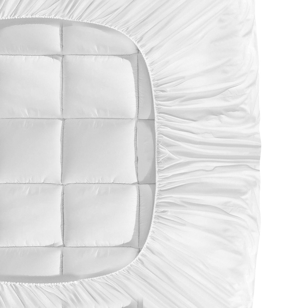 Bedra Mattress Topper Microfibre Pillowtop Protector Underlay Pad King-Mattress Topper-PEROZ Accessories