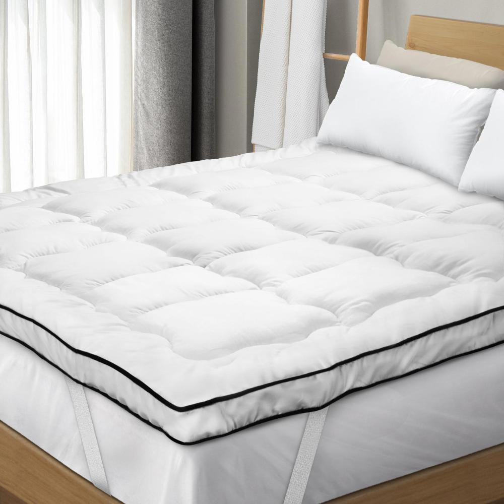 Bedra Microfibre Mattress Topper Luxury Pillowtop King-Mattress Toppers-PEROZ Accessories