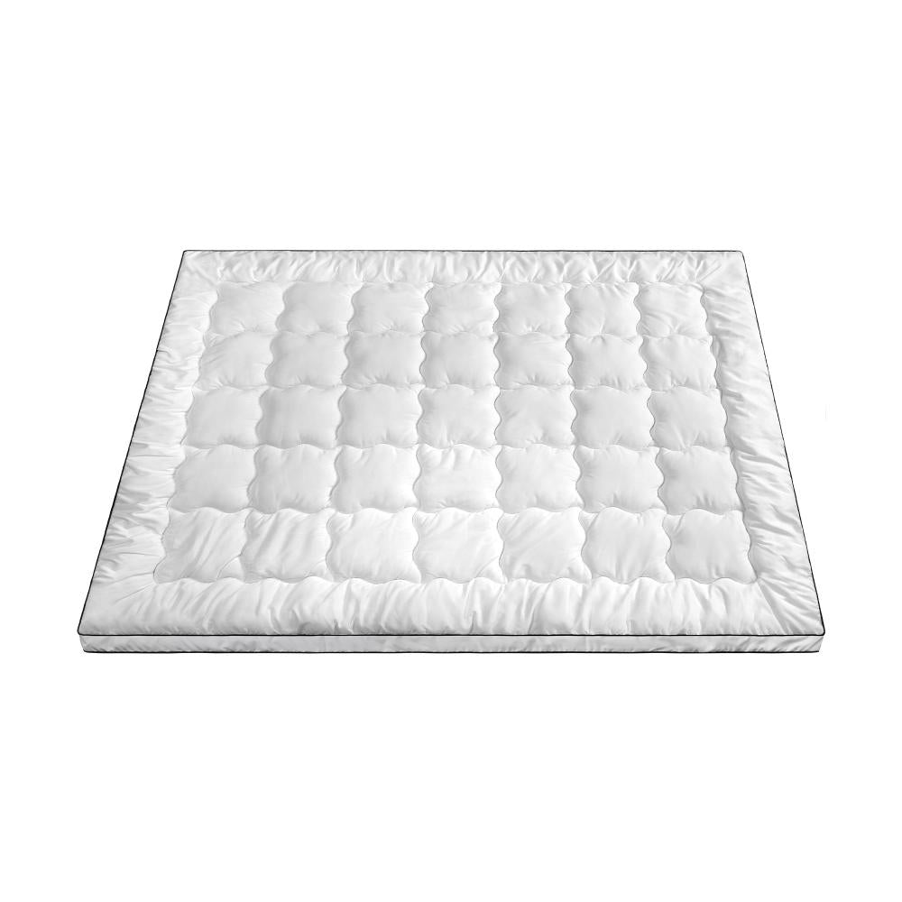 Bedra Microfibre Mattress Topper Luxury Pillowtop King-Mattress Toppers-PEROZ Accessories
