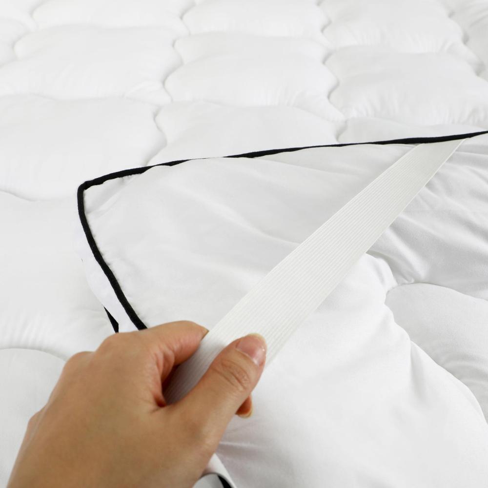 Bedra Microfibre Mattress Topper Luxury Pillowtop King-Mattress Toppers-PEROZ Accessories