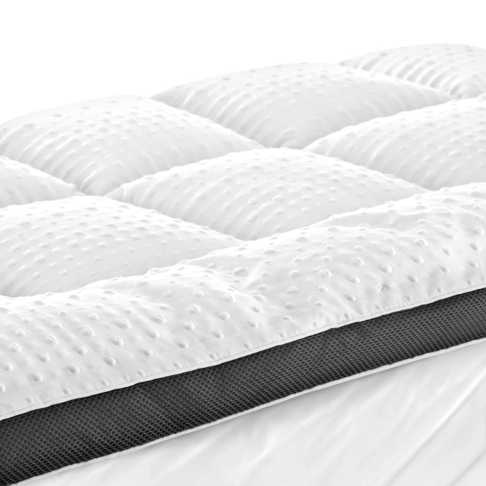 Bedra Mattress Topper Pillowtop Airflow Mesh 5cm King-Pillow Top Mattress Toppers-PEROZ Accessories