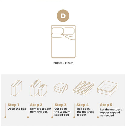 Bedra Fleece Mattress Topper Reversible Pillowtop Double-Pillow Top Mattress Toppers-PEROZ Accessories
