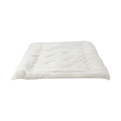 Bedra Fleece Mattress Topper Reversible Pillowtop King Single-Pillow Top Mattress Toppers-PEROZ Accessories