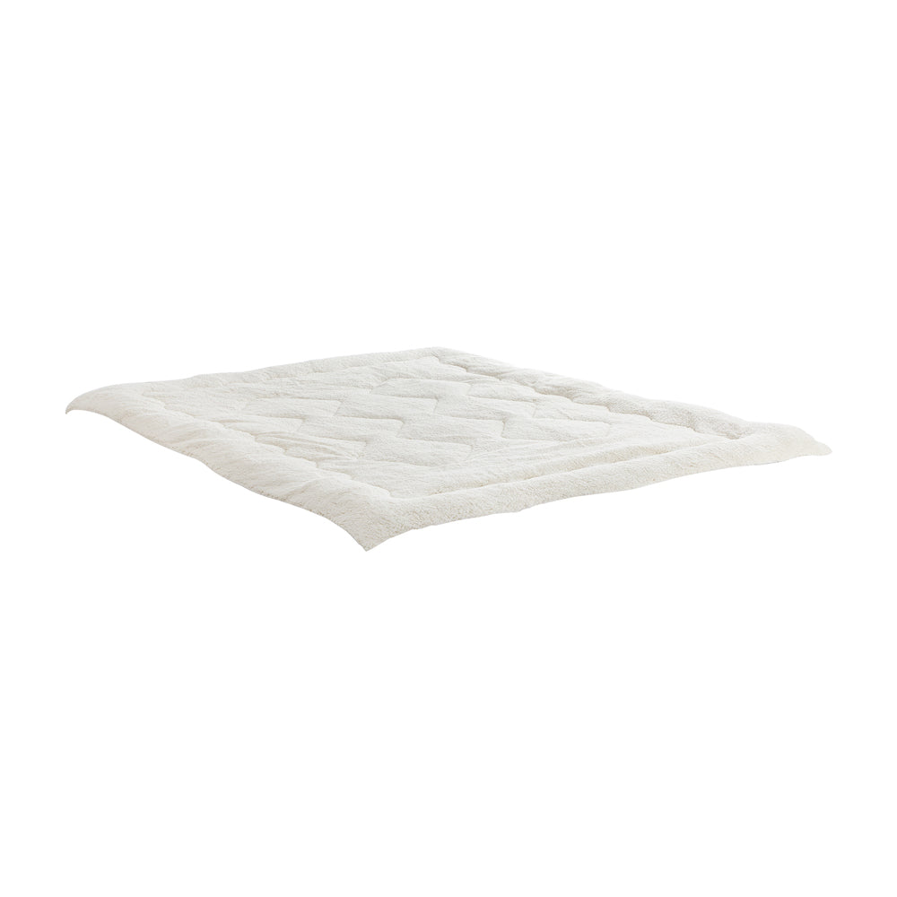 Bedra Fleece Mattress Topper Reversible Pillowtop Queen-Pillow Top Mattress Toppers-PEROZ Accessories