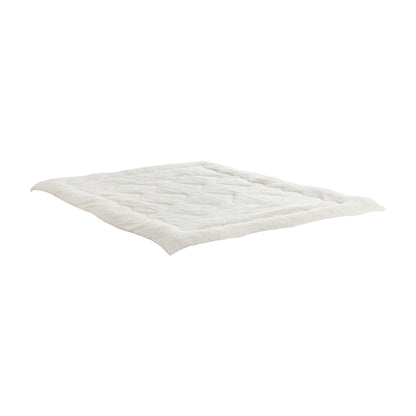 Bedra Fleece Mattress Topper Reversible Pillowtop Queen-Pillow Top Mattress Toppers-PEROZ Accessories