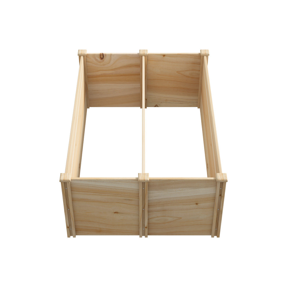 Livsip Garden Bed 240x45x45cm Raised Wooden Planter-Garden Bed-PEROZ Accessories