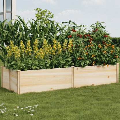 Livsip Garden Bed Set of 4 Raised Wooden Planter 120x45x45cm-Garden Bed-PEROZ Accessories