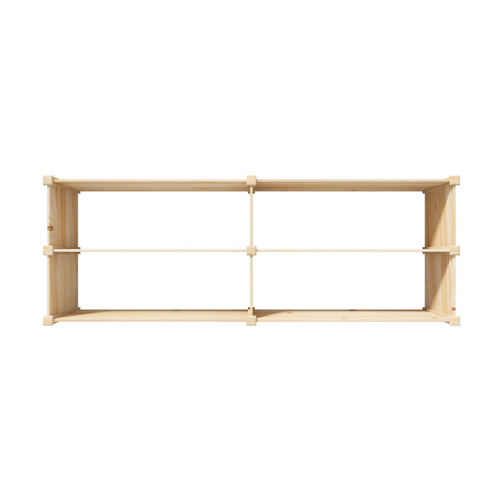 Livsip Garden Bed Set of 4 Raised Wooden Planter 120x45x45cm-Garden Bed-PEROZ Accessories