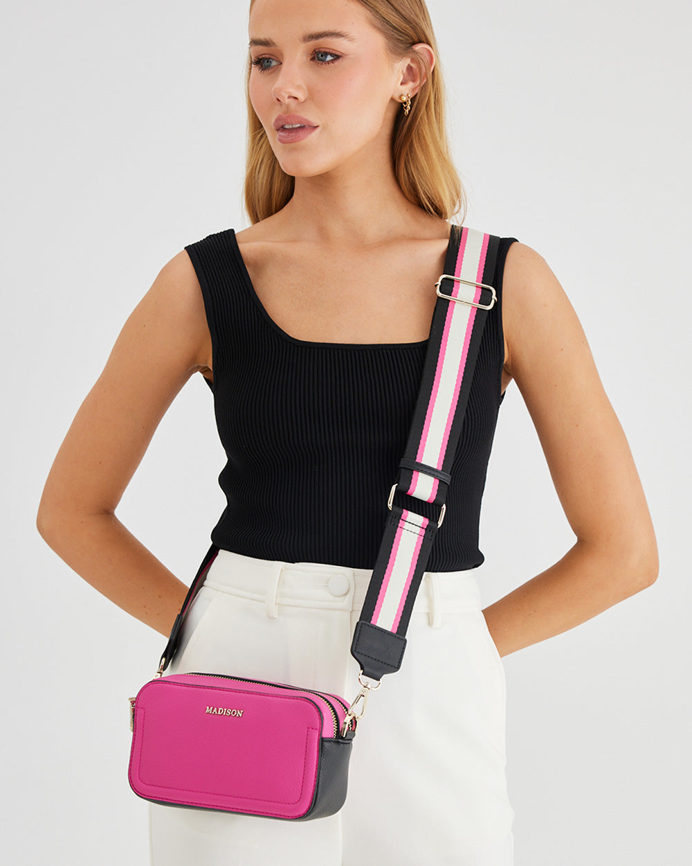 Stripe Bag Strap-Accessories-PEROZ Accessories