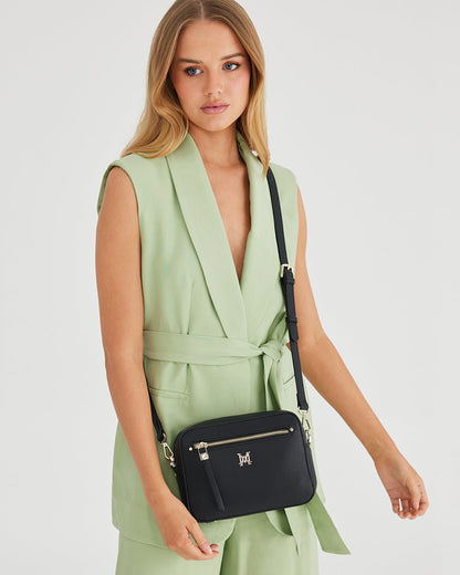 Molly Camera Crossbody Bag With Front Zip-Handbags-PEROZ Accessories