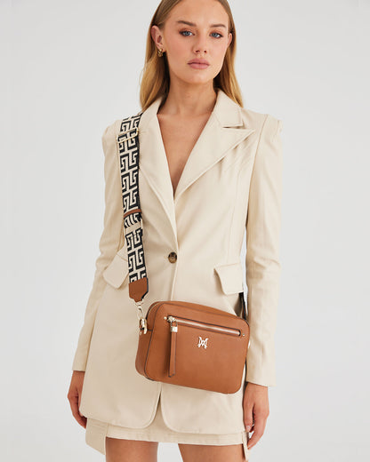 Molly Camera Crossbody Bag + Graphic Bag Strap-Handbags-PEROZ Accessories
