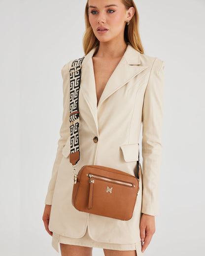 Molly Camera Crossbody Bag + Graphic Bag Strap-Handbags-PEROZ Accessories