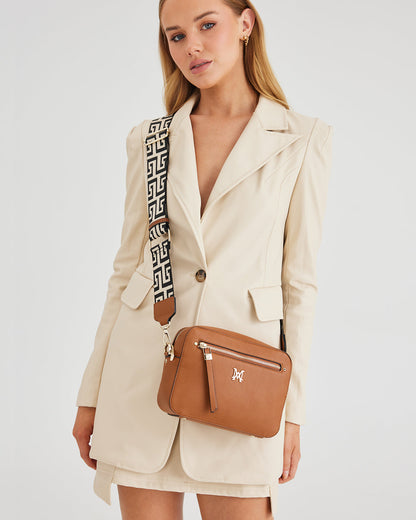 Molly Camera Crossbody Bag + Graphic Bag Strap-Handbags-PEROZ Accessories