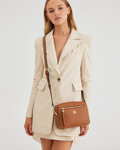 Molly Camera Crossbody Bag With Front Zip-Camera Crossbody Bags-PEROZ Accessories
