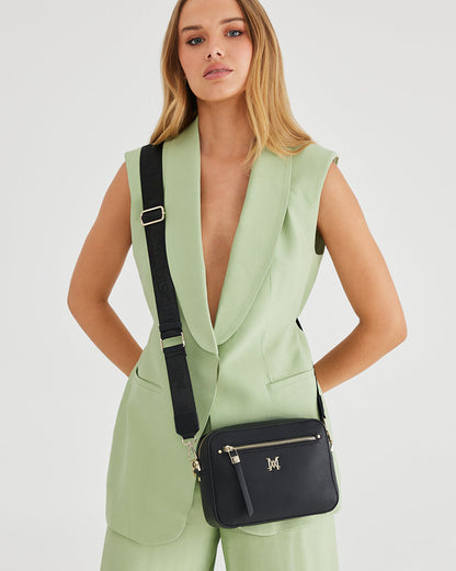 Molly Camera Crossbody Bag + Monogram Bag Strap-Camera Crossbody Bags-PEROZ Accessories