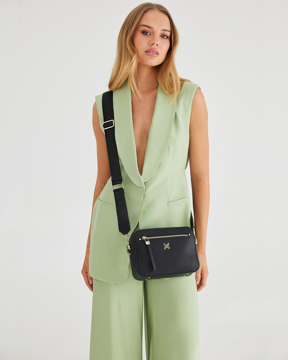 Molly Camera Crossbody Bag + Monogram Bag Strap-Camera Crossbody Bags-PEROZ Accessories