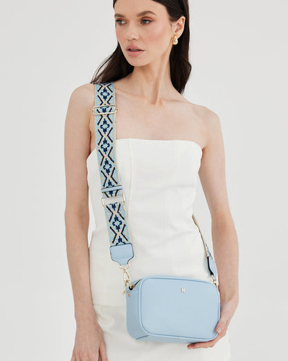 Monica Camera Crossbody Bag + Aztec Bag Strap-Camera Crossbody Bags-PEROZ Accessories