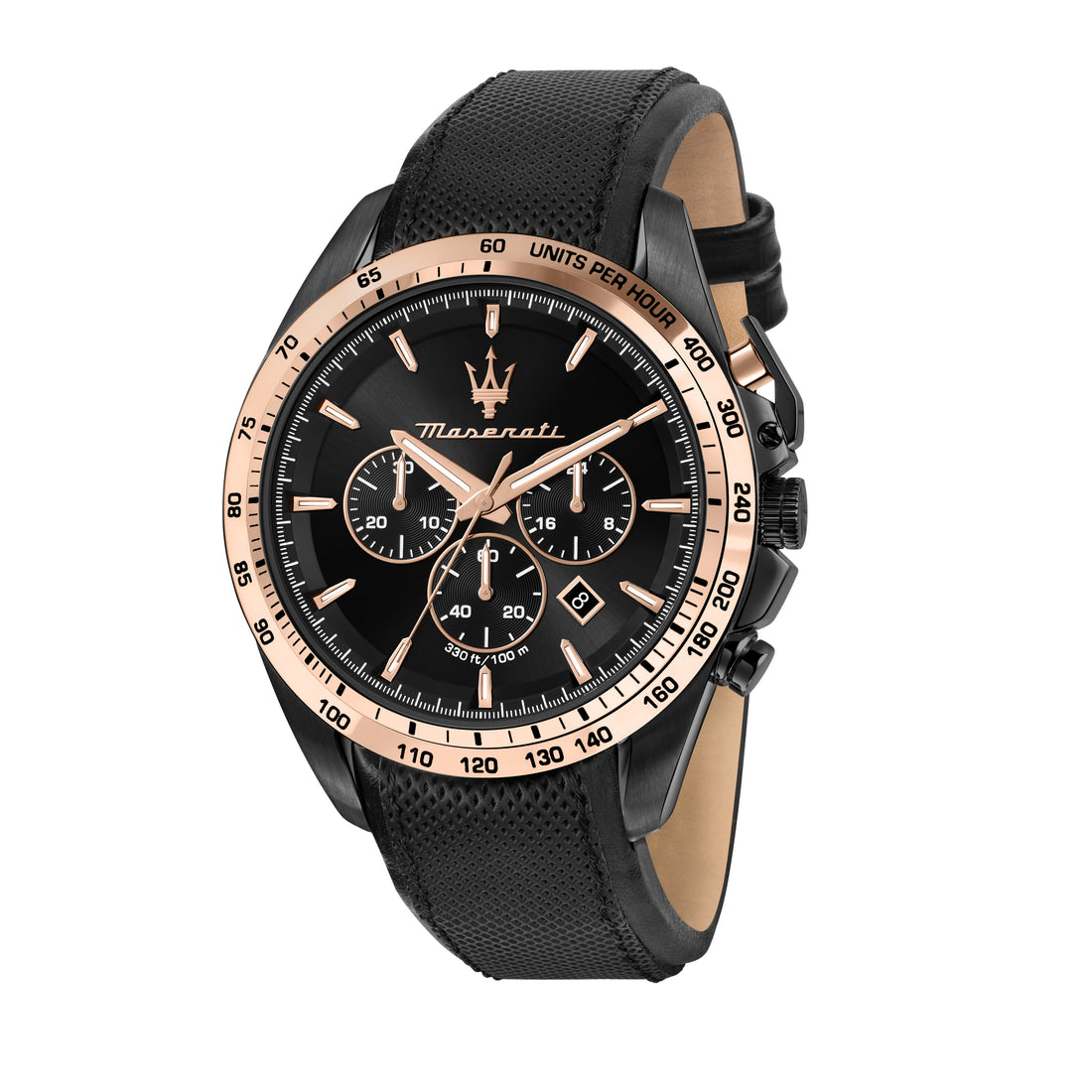 Maserati Epoca 42mm Black Chronograph-PEROZ Accessories