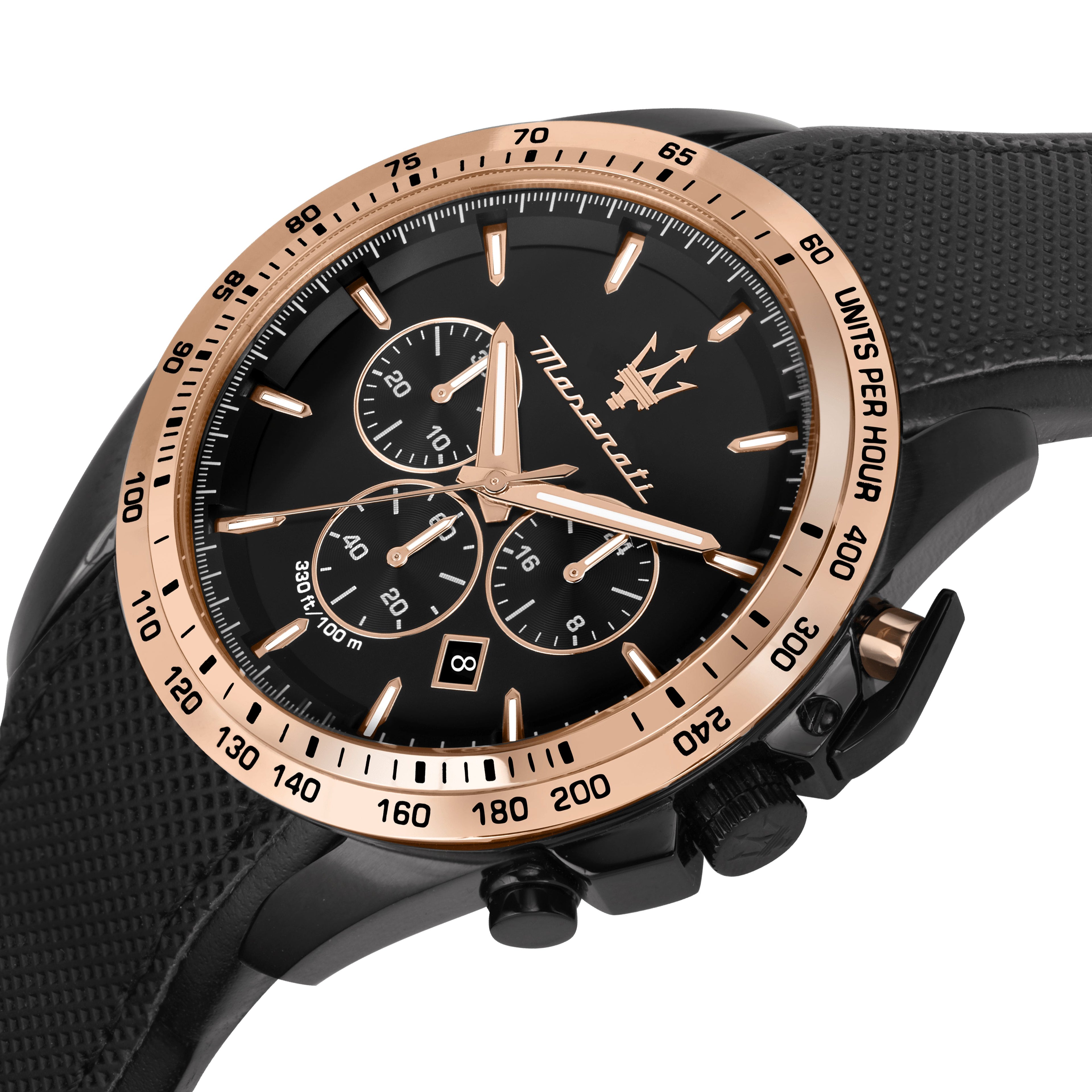 Maserati Epoca 42mm Black Chronograph-PEROZ Accessories
