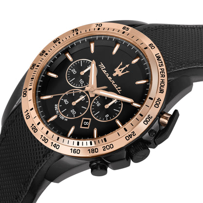 Maserati Epoca 42mm Black Chronograph-PEROZ Accessories