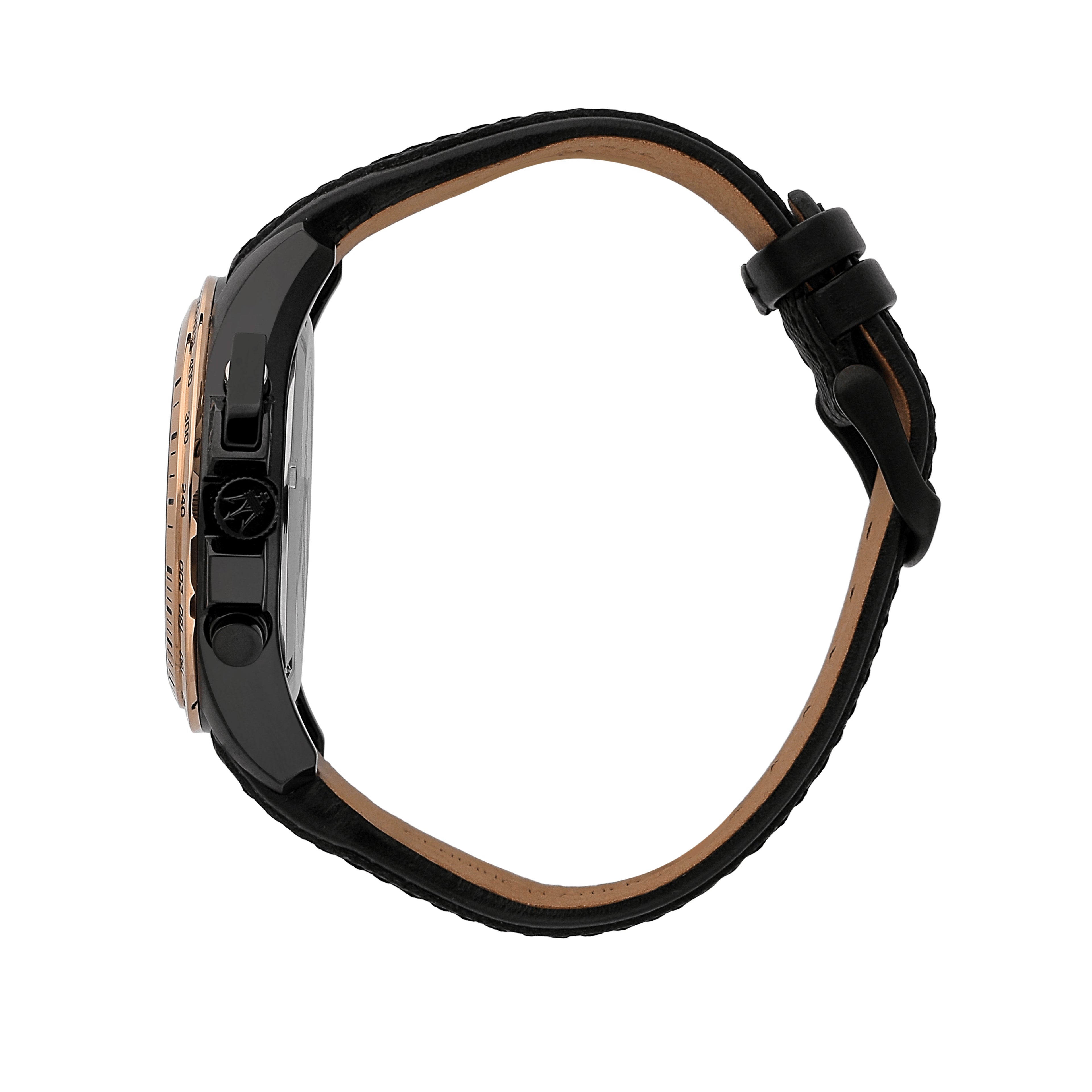 Maserati Epoca 42mm Black Chronograph-PEROZ Accessories