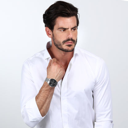 Maserati Sfida 44mm Black Dial Chronograph Watch-PEROZ Accessories