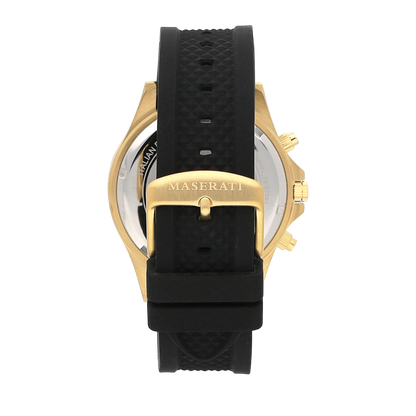 Maserati Sfida 44mm Black Stainless Steel Chronograph Watch-PEROZ Accessories