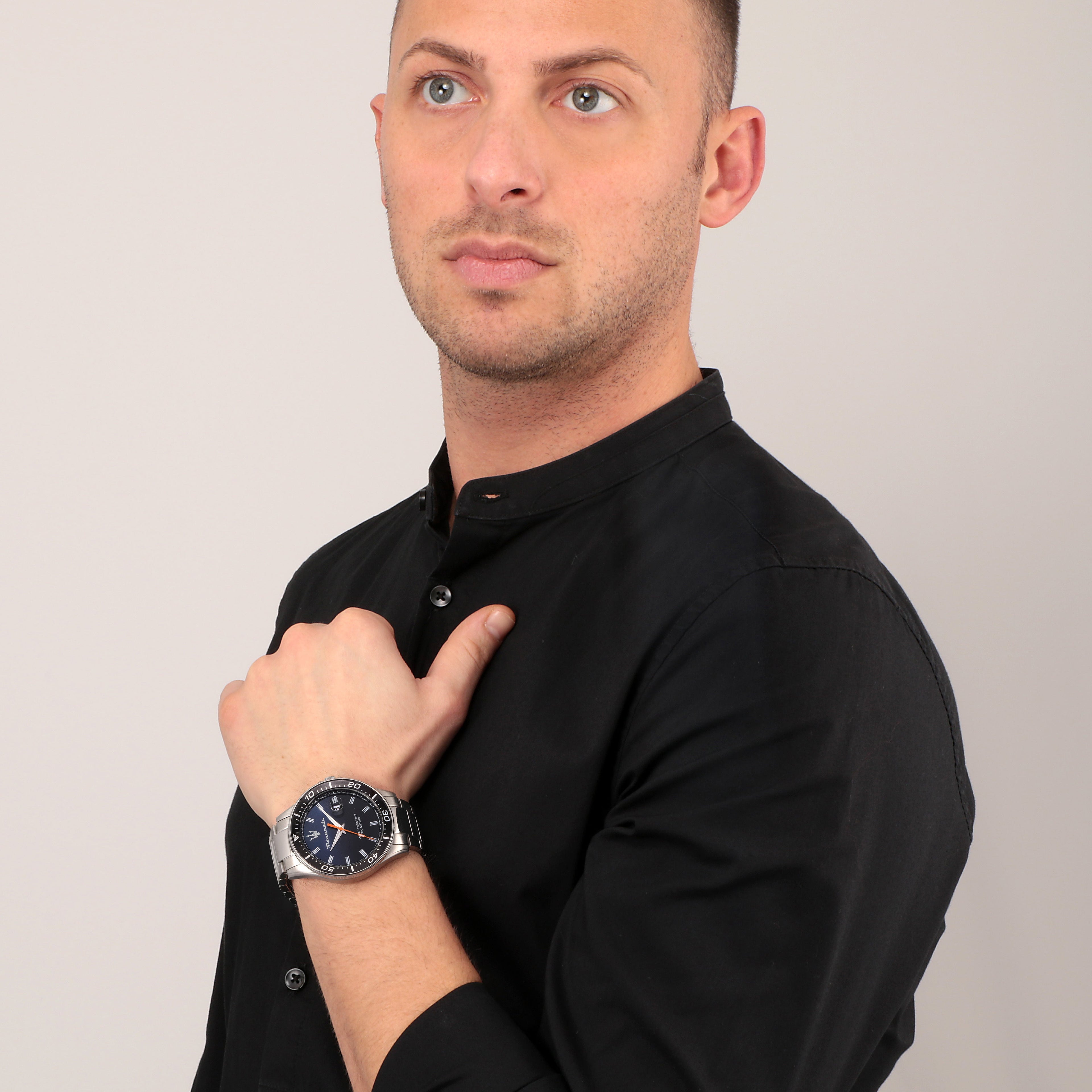 Maserati Sfida 44mm Case Stainless Steel Watch-PEROZ Accessories