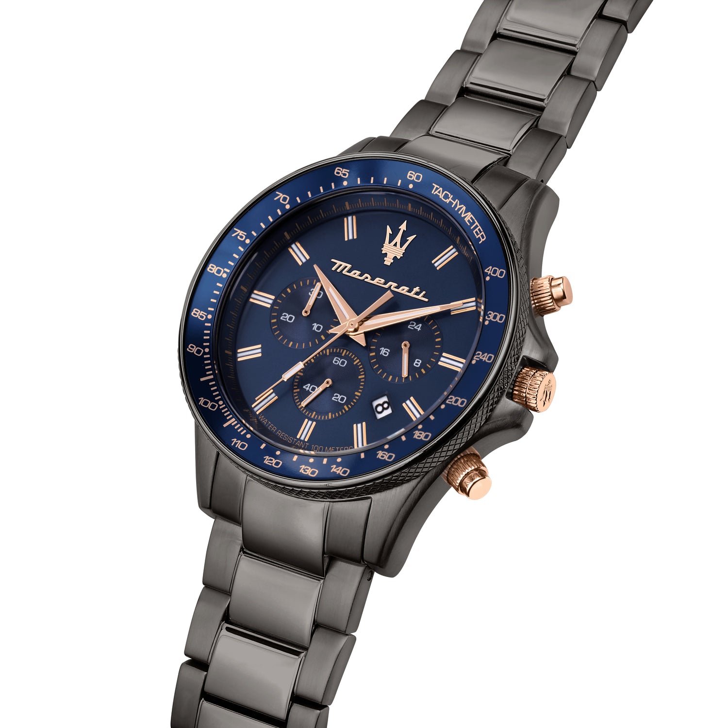 Maserati Sfida Grey 44mm Chronograph Watch-PEROZ Accessories