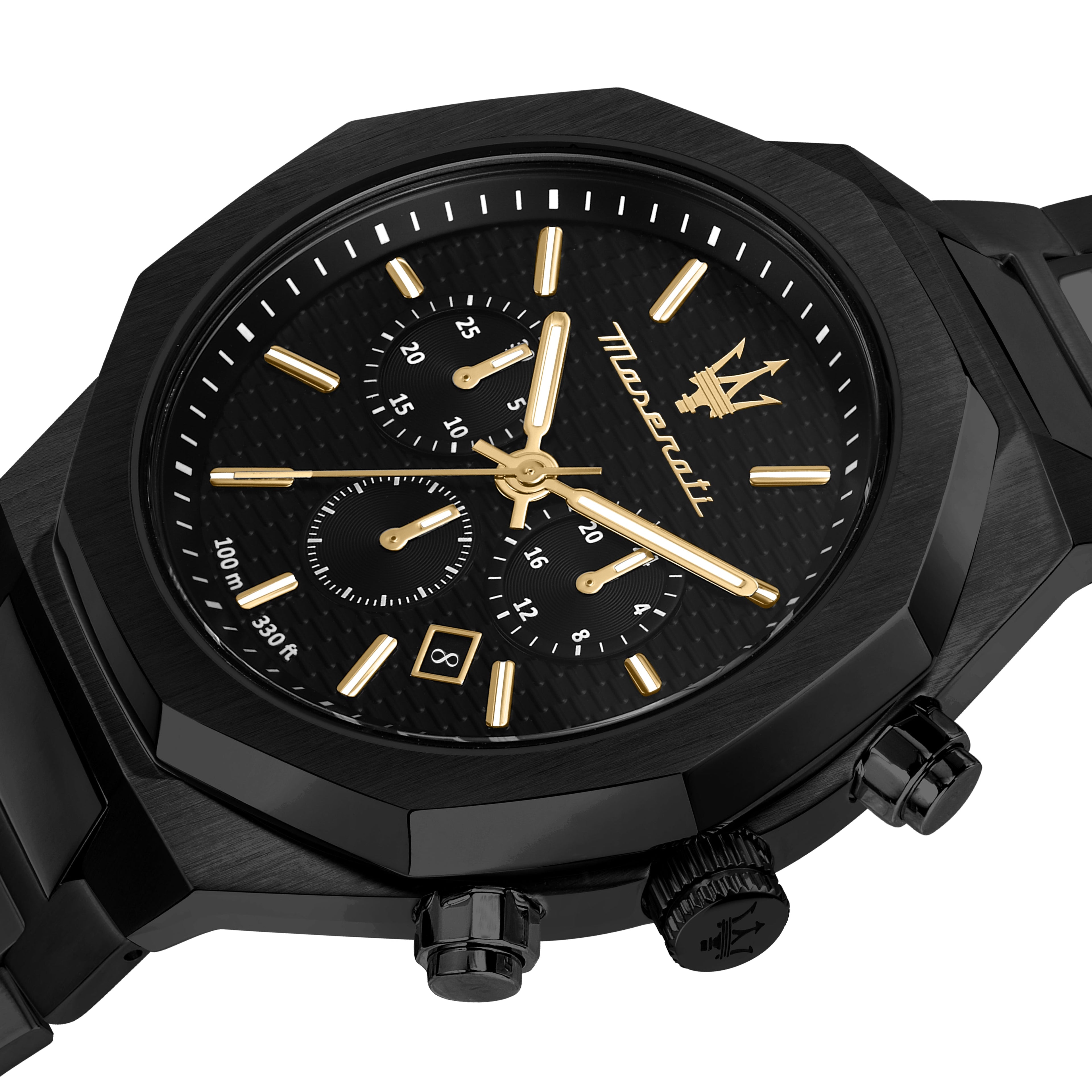 Maserati Stile 45MM Black Watch-PEROZ Accessories
