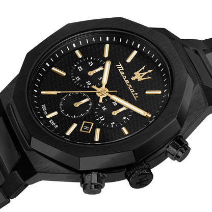 Maserati Stile 45MM Black Watch-PEROZ Accessories