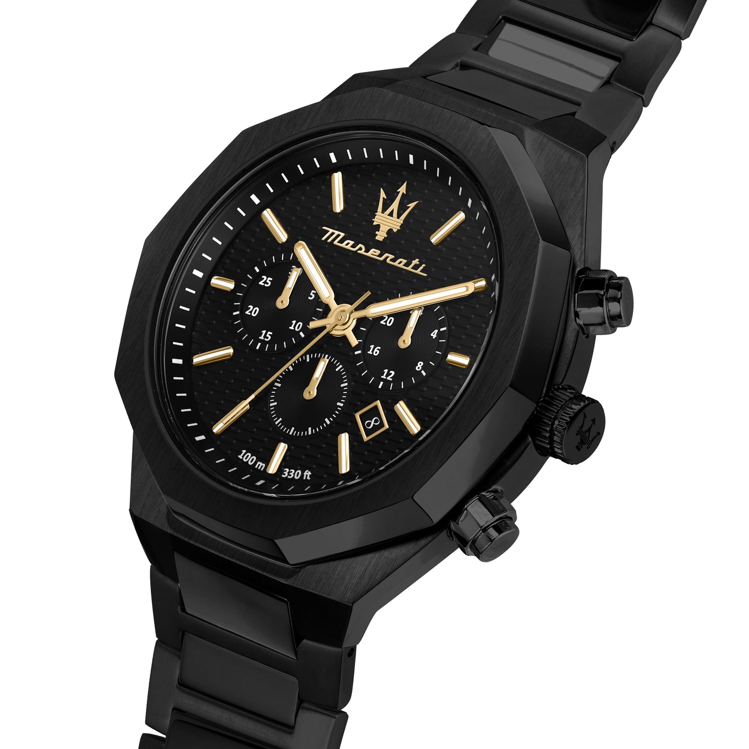 Maserati Stile 45MM Black Watch-PEROZ Accessories