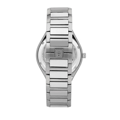 Maserati Stile Open Heart 45mm Silver Watch-PEROZ Accessories