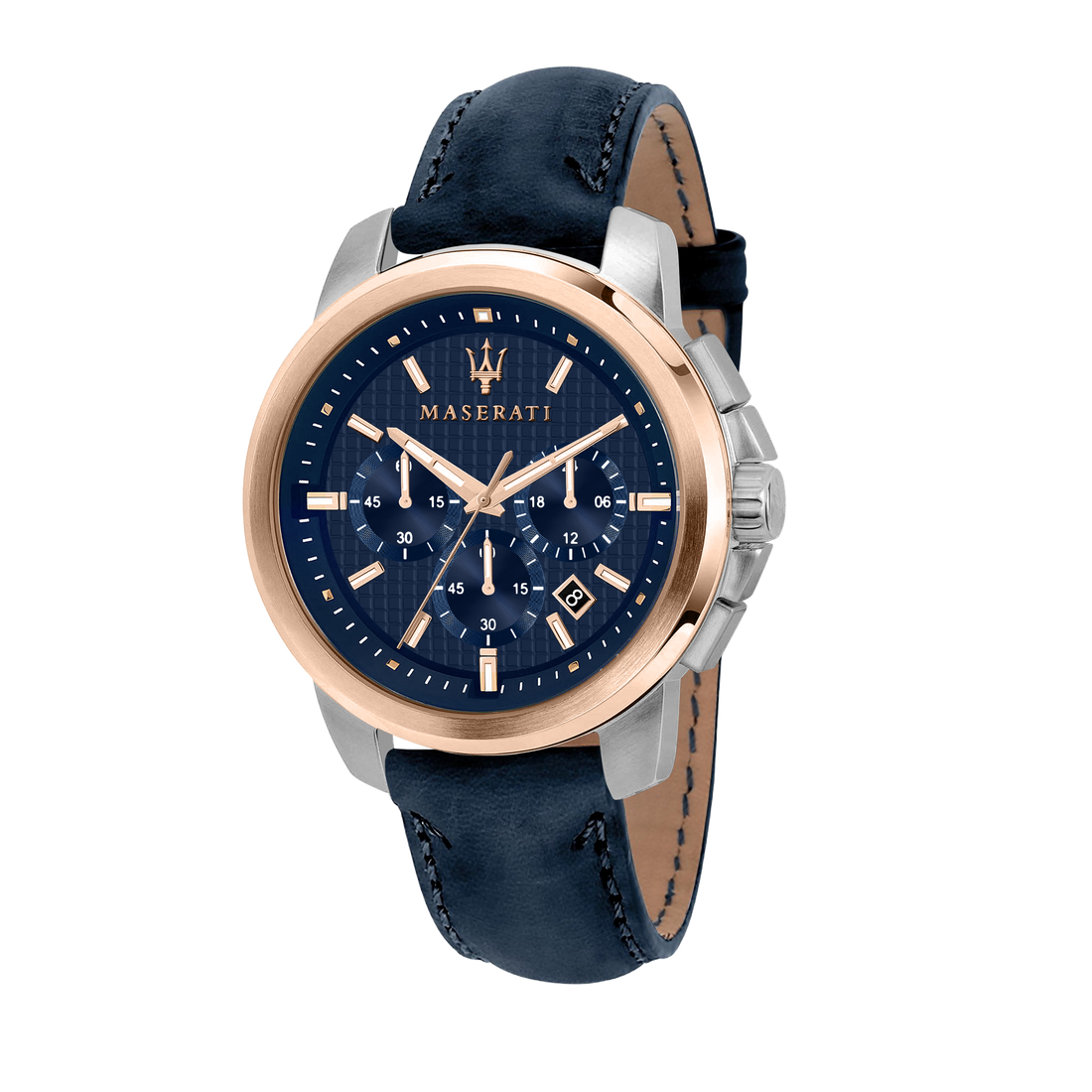Maserati Successo Navy Blue Chronograph-PEROZ Accessories