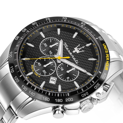 Maserati Traguardo Black Dial 45mm Chronograph-PEROZ Accessories