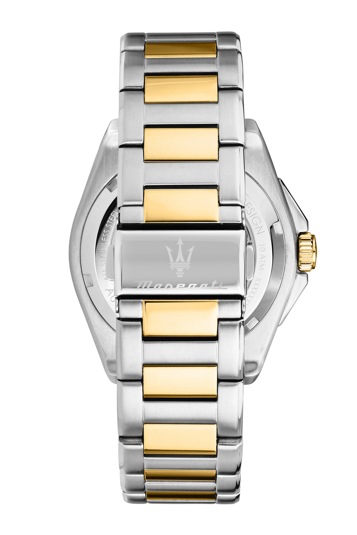 Maserati Velocita 41mm Automatic Black Dial Two Tone Stainless Steel Strap Watch-PEROZ Accessories