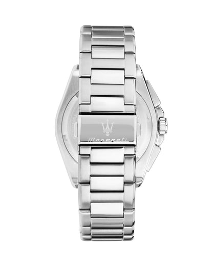 Maserati Velocita 43mm Chrono Silver Dial Stainless Steel Strap Watch-PEROZ Accessories