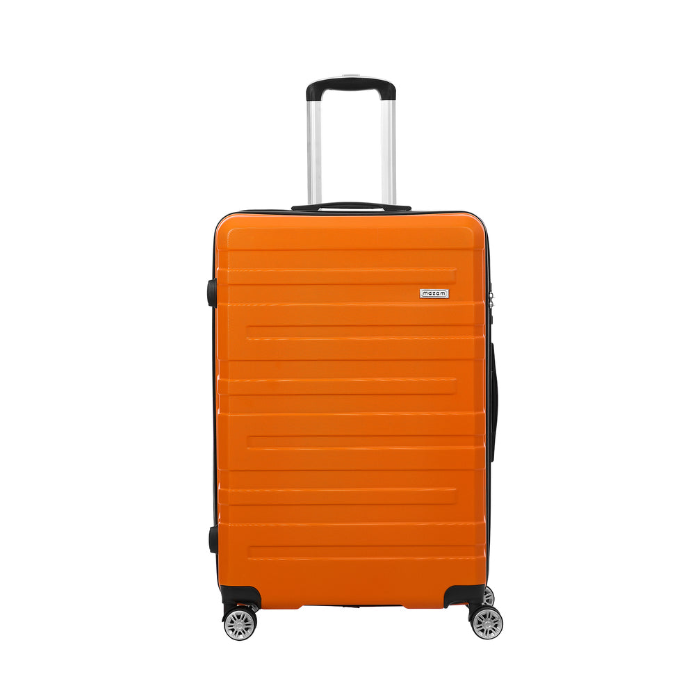 Mazam 28&quot; Luggage Suitcase Trolley Set TSA Lock Hard Case Orange-Luggage Sets-PEROZ Accessories