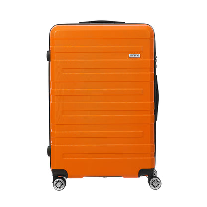 Mazam 28&quot; Luggage Suitcase Trolley Set TSA Lock Hard Case Orange-Luggage Sets-PEROZ Accessories