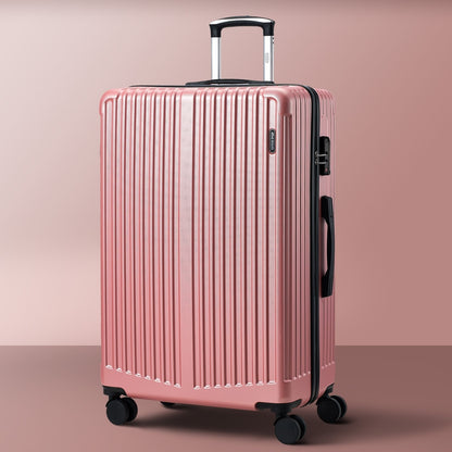 Mazam 28&quot; Luggage Suitcase Trolley Set Travel TSA Lock ABS Case Pink-Luggage Setss-PEROZ Accessories