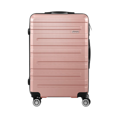 Mazam 28&quot; Luggage Suitcase Trolley Set Travel TSA Lock Pink-Luggage Sets-PEROZ Accessories