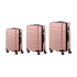 Mazam 3PCS Luggage Suitcase Trolley Set Travel TSA Lock Pink-Luggage Sets-PEROZ Accessories