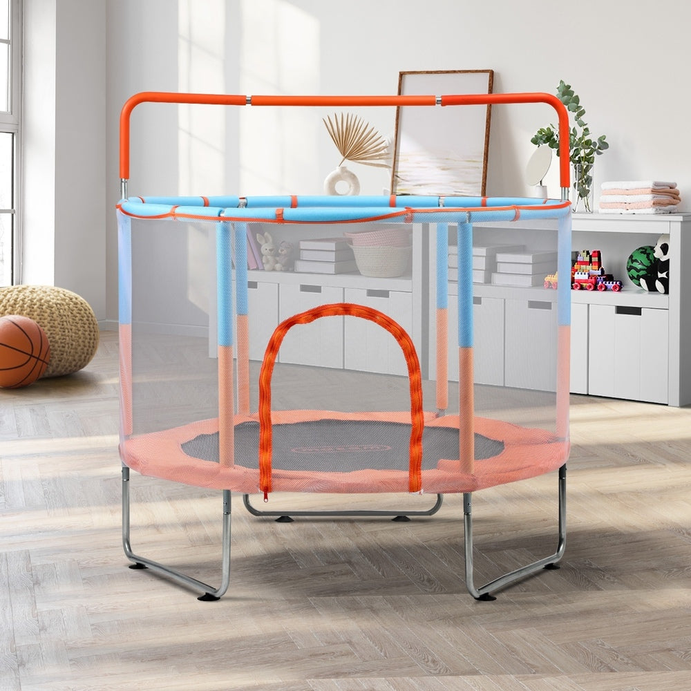 Mazam 60 Inch Kids Trampoline Enclosure Safety Net Horizontal Bar-Trampoline-PEROZ Accessories