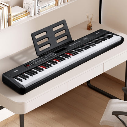 Mazam 88 Keys Electronic Piano Keyboard Portable Lighted-Electric Keyboard-PEROZ Accessories