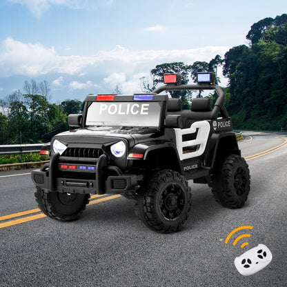 Mazam Kids Police Ride On Car 12V Electric Remote Control Battery-Ride On Car-PEROZ Accessories
