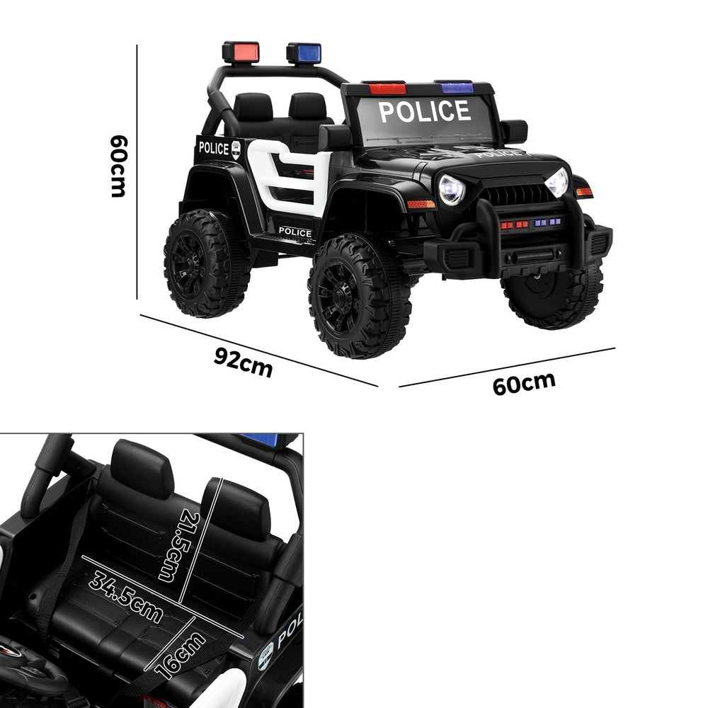 Mazam Kids Police Ride On Car 12V Electric Remote Control Battery-Ride On Car-PEROZ Accessories